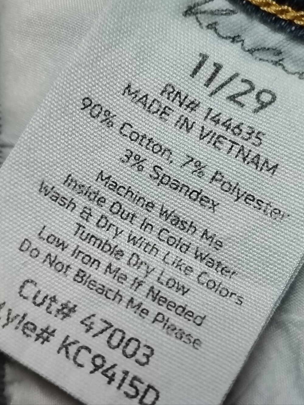 KanCan Venice Mid Rise Wide Leg Jeans Women's 11/29 Caligirl Bohemian Relaxed - Picture 9 of 11